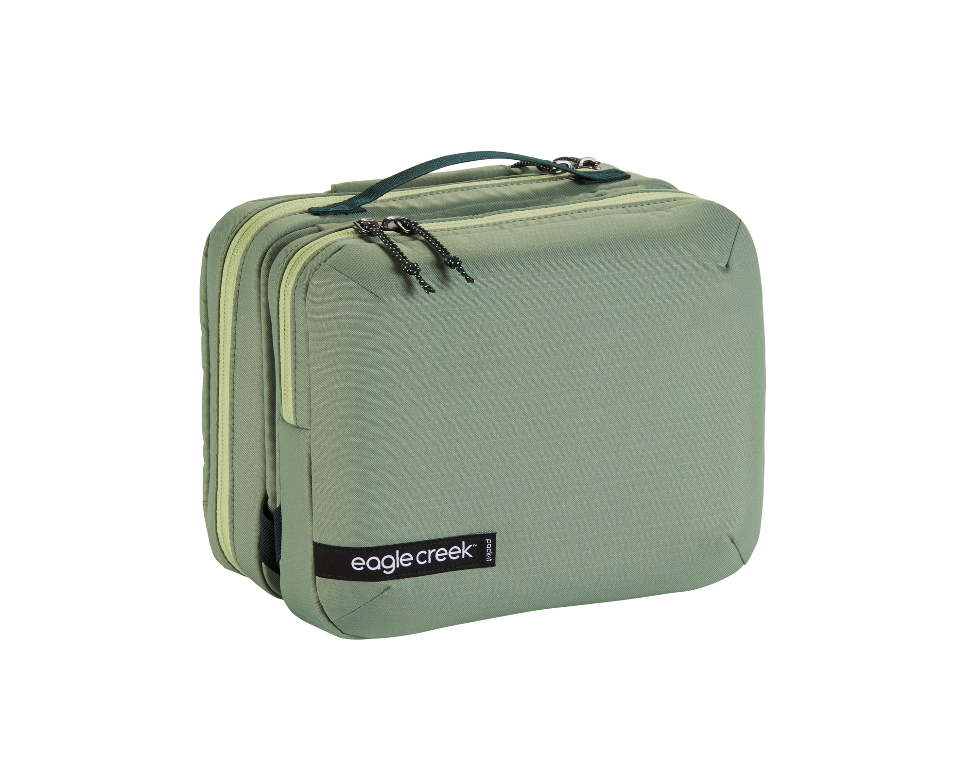 PACK-IT REVEAL TRIFOLD TOILETRY KIT - MOSSY GREEN